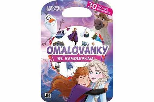 Omalovánky se samolepkami - Ledové království
