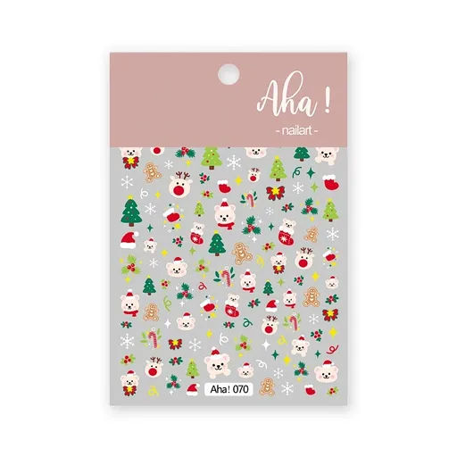 Samolepky na nehty Aha! - Vánoce 070