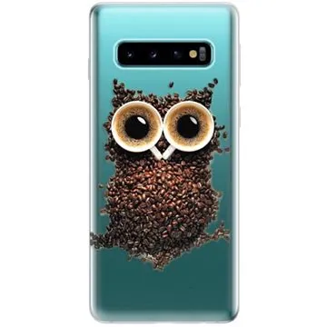 iSaprio Owl And Coffee pro Samsung Galaxy S10 (owacof-TPU-gS10)