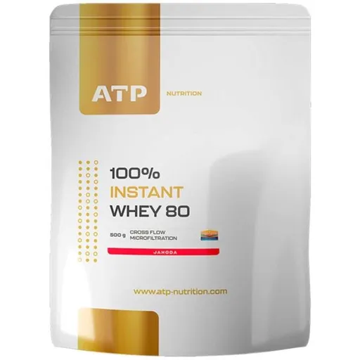 ATP NUTRITION 100% INSTANT WHEY 80 CFM 500 G JAHODA Syrovátkový protein, , velikost