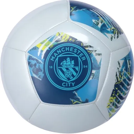Puma MANCHESTER CITY FC NRGY BALL Fotbalový míč, světle modrá, velikost
