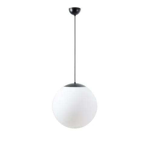 OSMONT ADR61843 ADRIA S3 závěsné skleněné svítidlo černá / bílá IP40 4000 K 27W LED