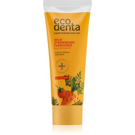 Ecodenta Green Wild Strawberry Flavoured zubní pasta pro děti bez fluoridu 75 ml