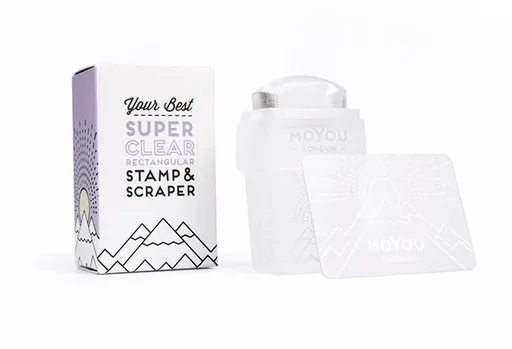 MoYou Razítko a Stěrka 3v1 Super Clear Rectangular