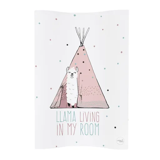CEBA BABY Podložka přebalovací 2-hranná měkká COSY (50x70) Lolly Polly Lama