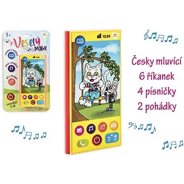 Teddies Veselý Mobil Telefon česky mluvící (8592190850890)