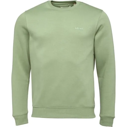 BLEND BHDOWNTON CREW NECK SWEAT NOOS Pánská mikina, světle zelená, velikost