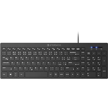 Eternico Home Keyboard Wired KD2021 černá - CZ/SK (AET-KD2021CSBN)