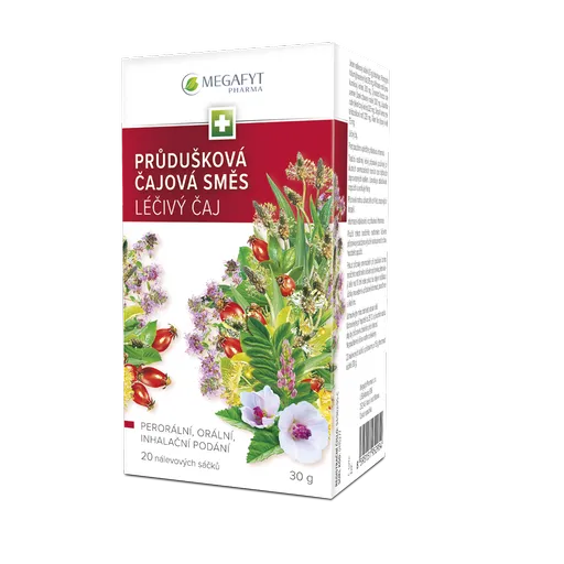 Megafyt Průdušková čajová směs nálevové sáčky 20x1,5 g
