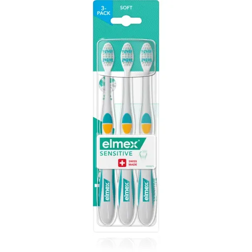 Elmex Sensitive zubní kartáčky soft 3 ks