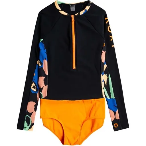 Roxy HEATER ONESIE SHORTY Dámské body do vody, černá, velikost