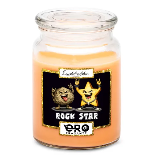 Svíčka Rock Star (Vůně svíčky: Tropické ovoce)