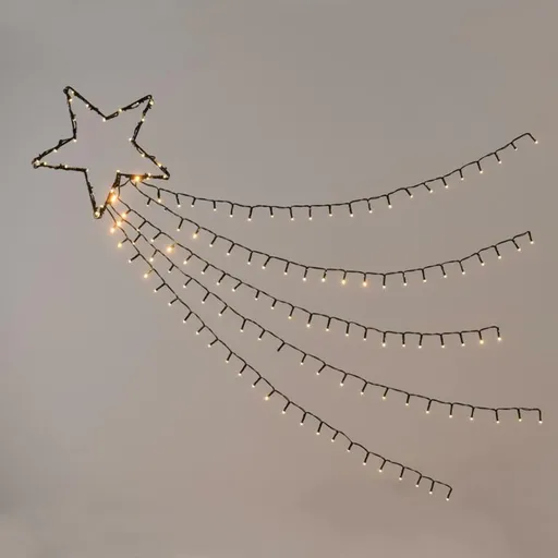 ACA Lighting kometa, 5 ROWS, 150 WW LED 8 programů, 220-240V IP44 30cm (1m ocas), 5m napájecí kabel X081501225