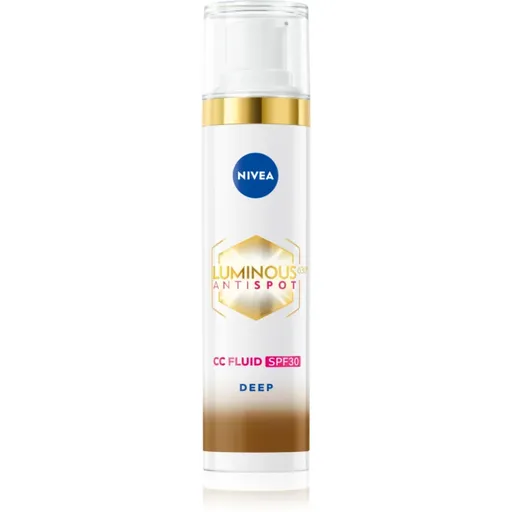 NIVEA Luminous 630 Anti Spot rozjasňující CC krém SPF 30 odstín Deep 40 ml
