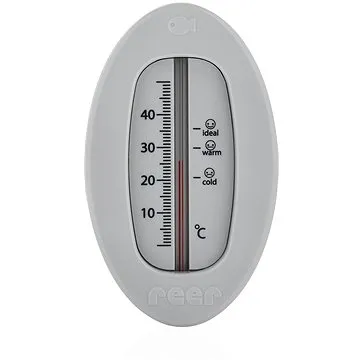 REER Teploměr do koupele ovál šedý (4013283241127)