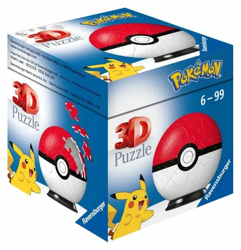 3D Puzzle-Ball: Pokémon 54 dílků