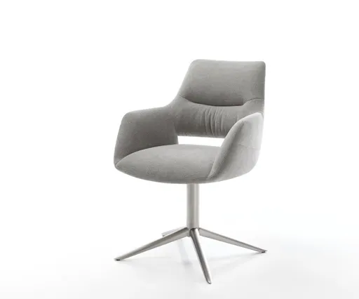 Jídelní židle Yago-Flex s područkami strukturovaná látka Měkký