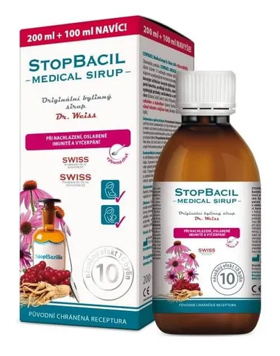 Simply You StopBacil Medical sirup Dr. Weiss 200 ml + 100 ml ZDARMA