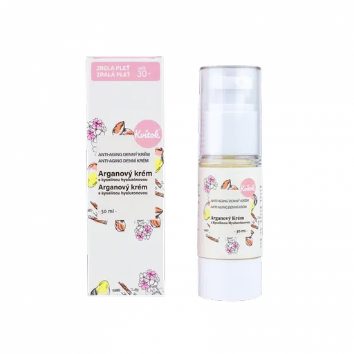 Kvitok Denní arganový krém pro zralou pleť 30+ (30 ml)