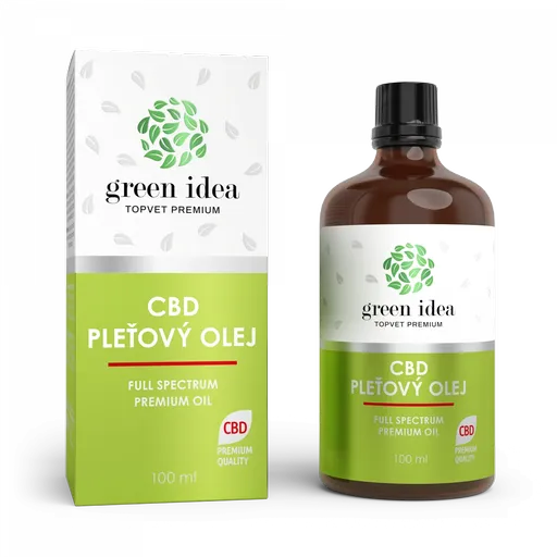 CBD pleťový olej 100 ml - Green idea
