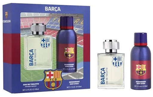 EP Line FC Barcelona - EDT 100 ml + deodorant ve spreji 150 ml