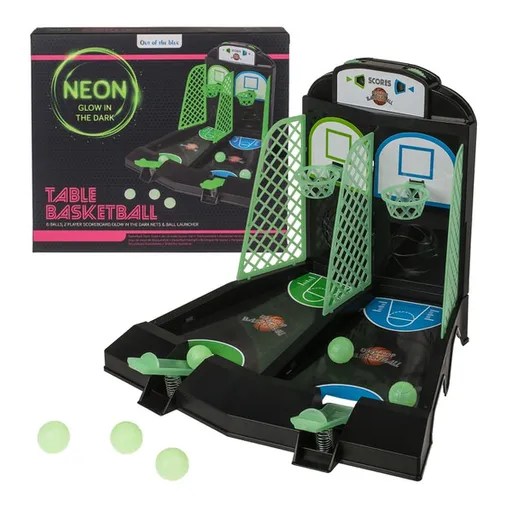 Neonový stolní basketbal