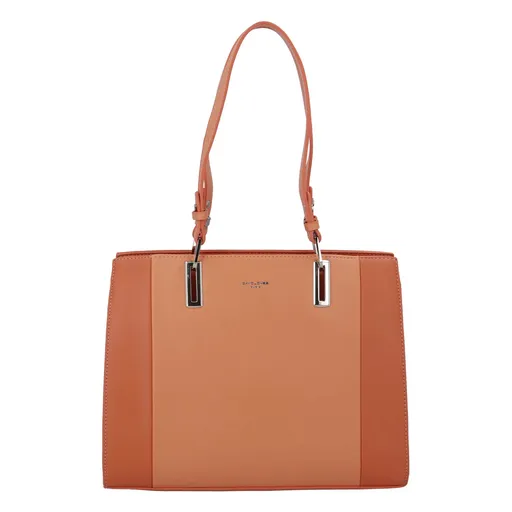 Dámska kabelka David Jones Maija - broskvová