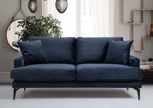 Dvoumístná pohovka Papira 2 Seater - Navy Blue