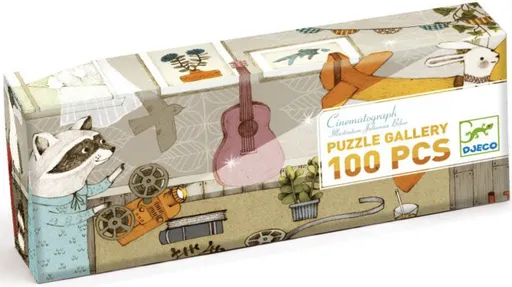 Puzzle Promítání se zvířátky 100 dílků