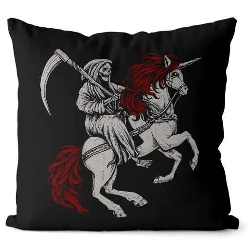 Polštář Gothic unicorn (Velikost: 55 x 55 cm)
