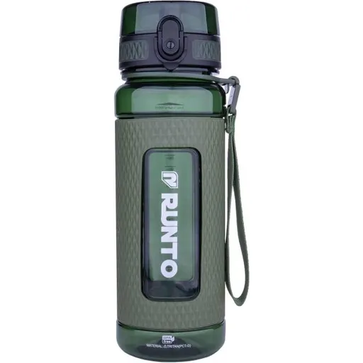Runto VISTA 800 ML Sportovní hydratační láhev s pojistkou uzávěru, tmavě zelená, velikost 800 ML
