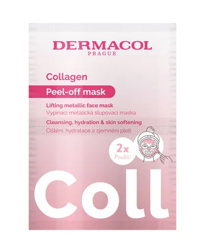 Dermacol Collagen Vypínací slupovací maska 2x7,5 ml