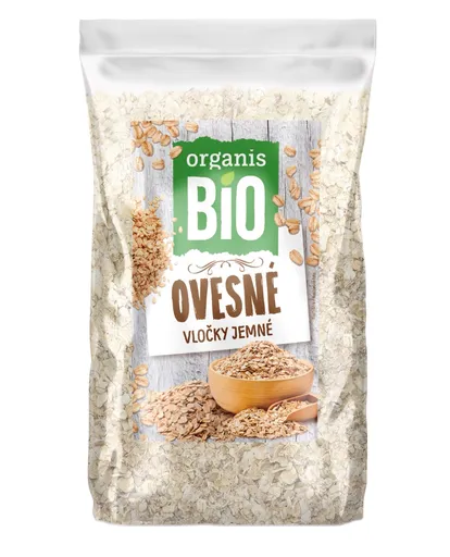 Organis Ovesné vločky jemné BIO 500 g