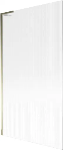MEXEN/S Next L vanová zástěna FIX 100 x 150, proužky, zlatá 895-100-000-03-09-50