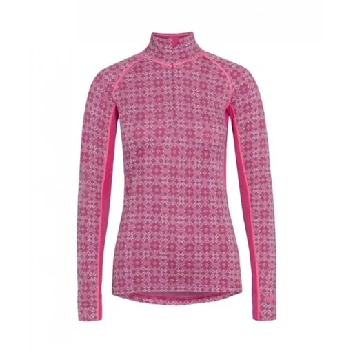 KARI TRAA ROSE LIGHT Dámské merino triko, růžová, velikost