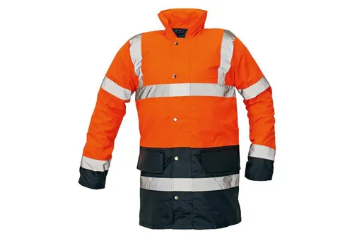 SEFTON bunda HV oranžová/royal XL