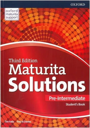 Maturita Solutions Pre-Intermediate Student´s Book 3rd (CZEch Edition) - Tim Falla, Paul A. Davies
