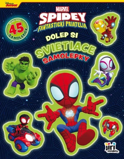 Dolep si svietiace samolepky Spidey