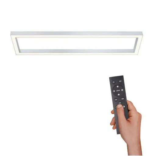 PAUL NEUHAUS PURE-LINES LED stropní svítidlo 110x30 cm 2700-5000K hliník 6023-95