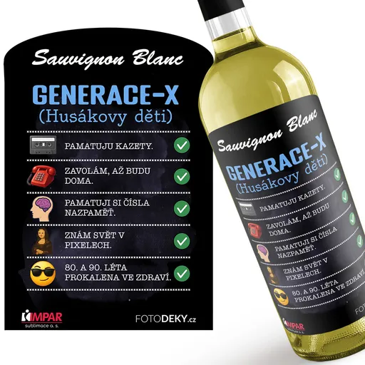 Víno Generace X – nastavení (Druh Vína: Bílé víno)