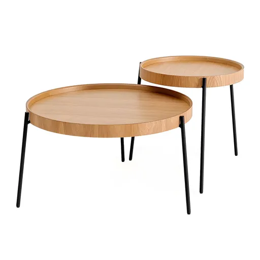Odkládací stolek Ronda Natural, 2 ks