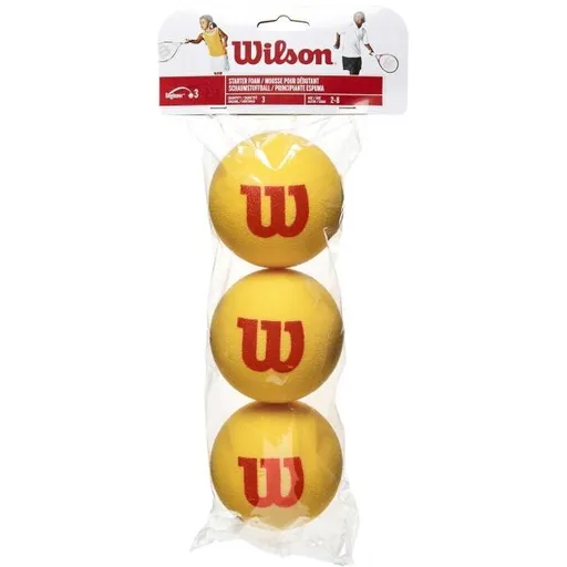Wilson STARTER Tenisové míčky, žlutá, velikost