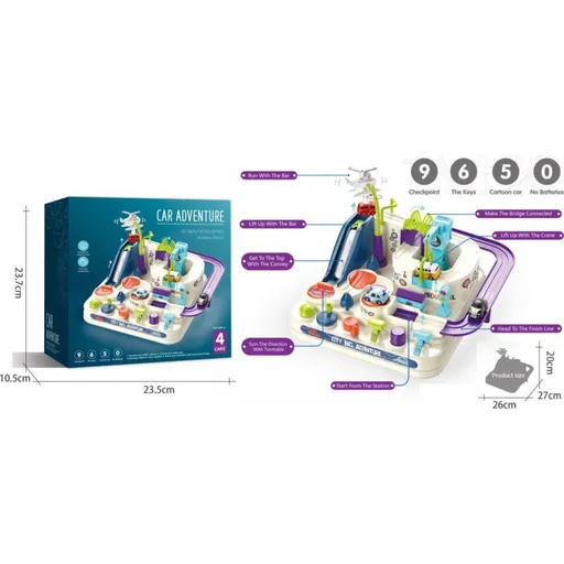 Wiky Překážková dráha s auty