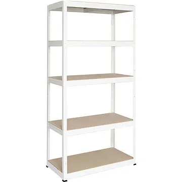 Regál KOVONA FUTUR 180 x 90 x 60 cm, bílý (VRFUV18090060050823)