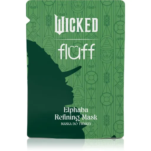 Fluff Wicked Elphaba Refining Mask jednorázová platýnková maska na obličej 17 ml