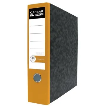 Caesar Office Pořadač pákový A4/80 Executive, žlutý hřbet (905035)
