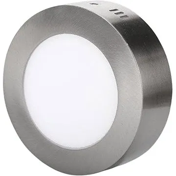 Avide přisazený LED panel 6W denní kruhový matný chrom (ACSMNW-R-6W-ALU-SN)