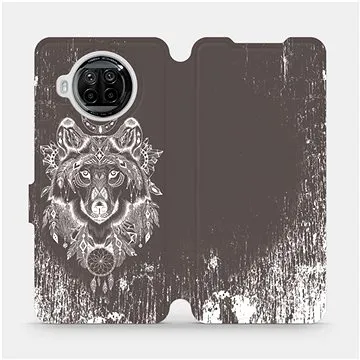 Flipové pouzdro na mobil Xiaomi MI 10T Lite - V064P Vlk a lapač snů (5903516463312)