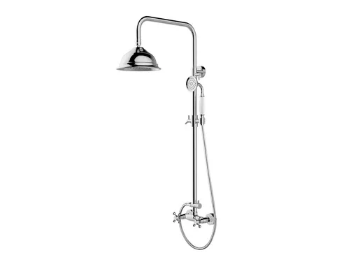BESCO Nástěnný sprchový set RETRO chrom BABPRCH