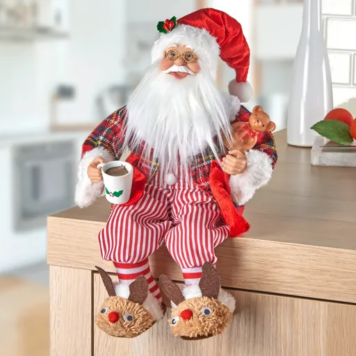 Sedící Santa Claus